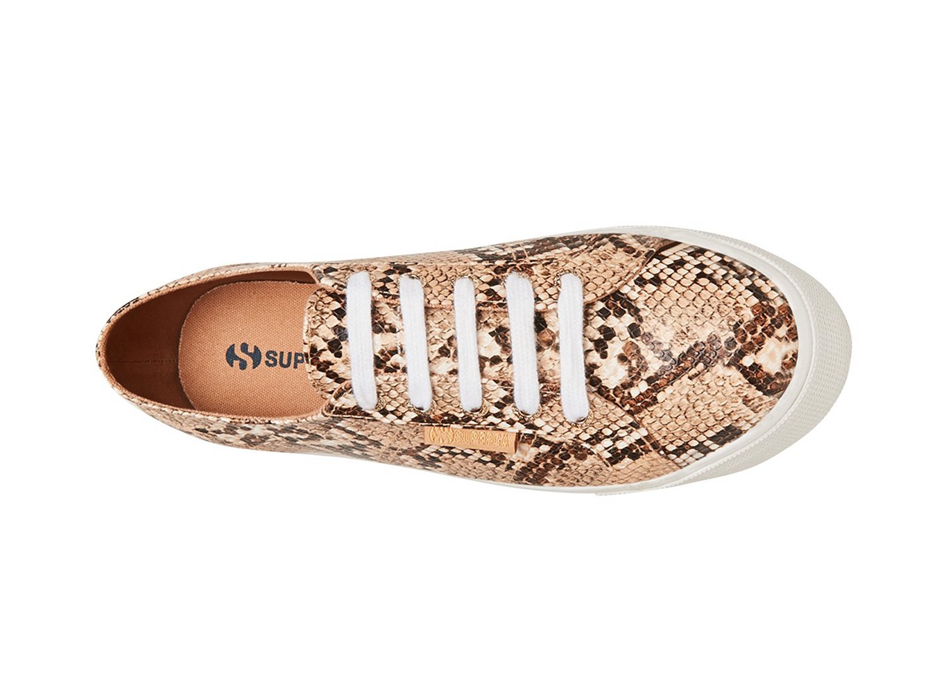 Platform Feminino Marrom/Serpentine - Superga 2790 Snakepufanw - FZDNR-8936